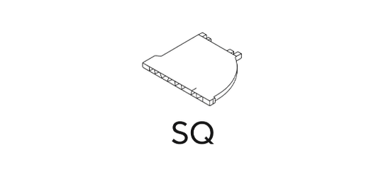 SQ  - Factor Arch Shelf - Graphite