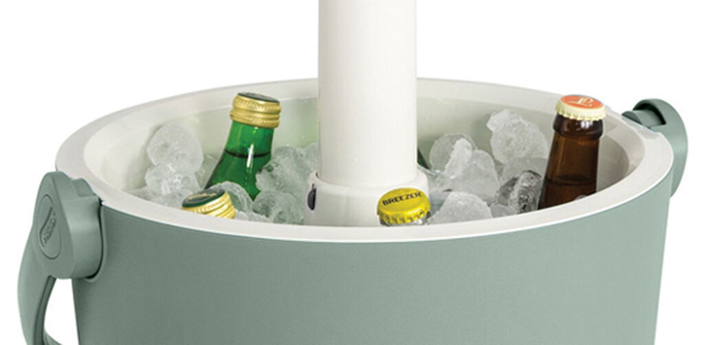 Go Bar 16L Portable Cooler Table - Vintage Green