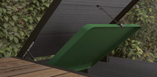 240L Bin Hideaway Extension - Walnut Brown