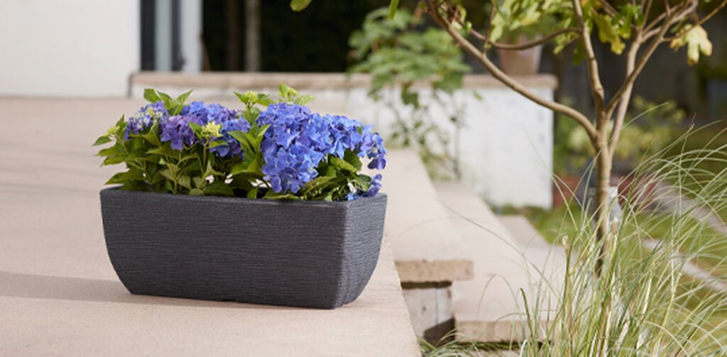 Cotswold Trough Planter 60cm Set of 2 - Millstone Grey