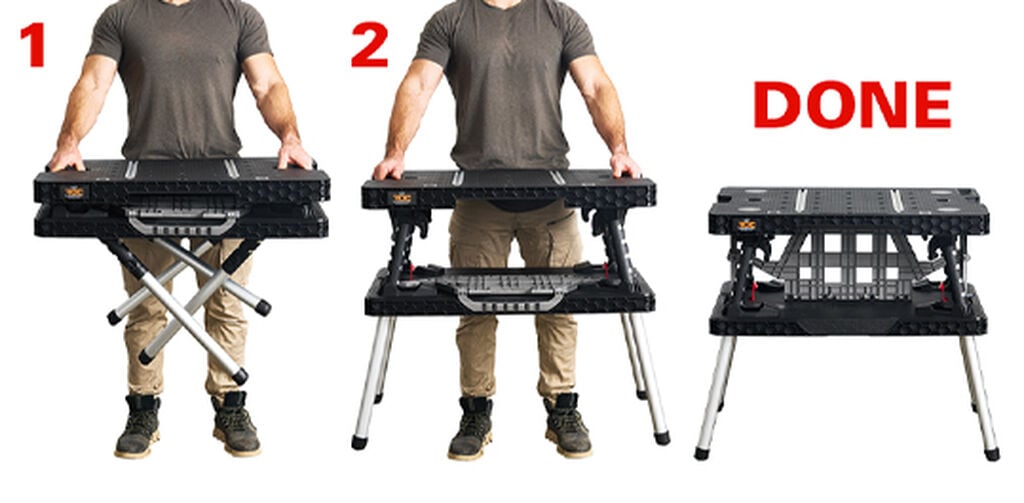 ROC Folding Work Table - Graphite