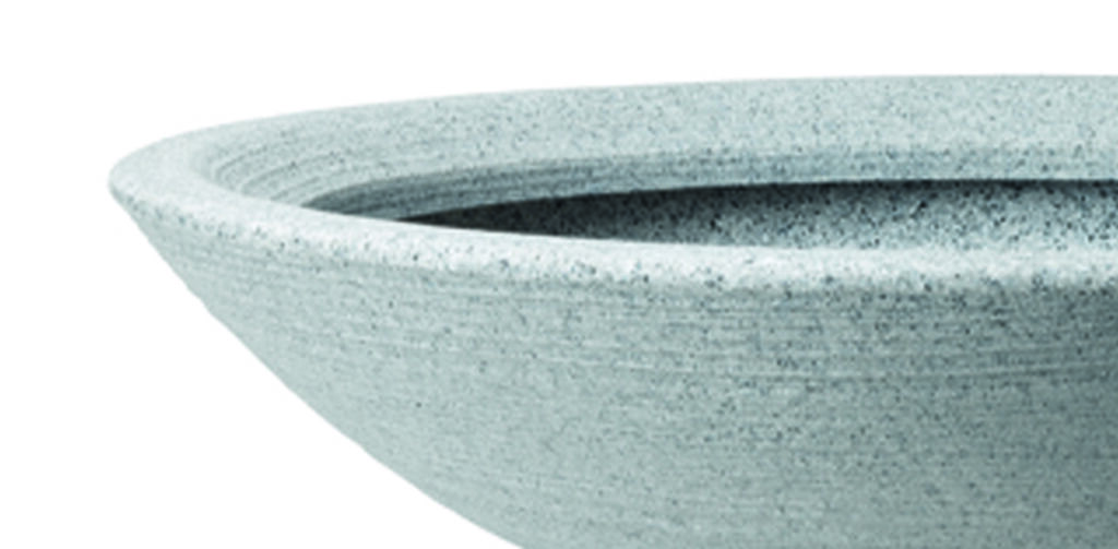 Varese Low Bowl Planter 60cm Set of 2 - Alpine Grey