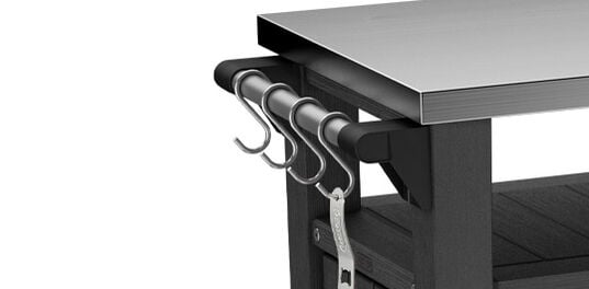 Unity XL Outdoor Kitchen BBQ Table  - Ashwood Brown