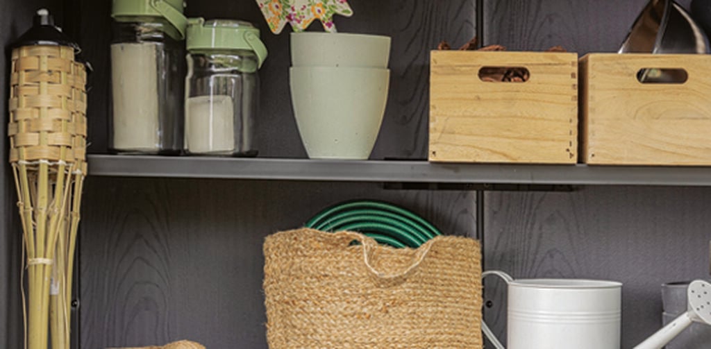 Signature 1400L High Store Storage Cabinet - Ashwood Brown