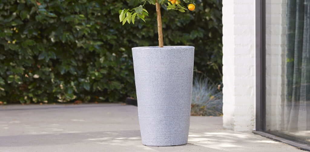 Varese Medium Planter 35cm Set of 2 - Alpine Grey