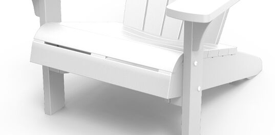Alpine Adirondack Chair - White