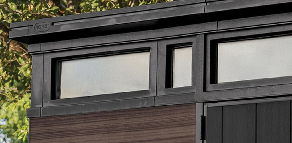Signature Pent Shed 9x7ft - Rosewood
