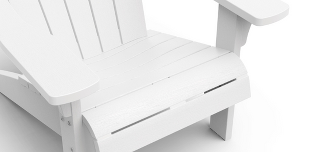Troy Adirondack Tuinstoel - 81x93x96,5cm - Wit