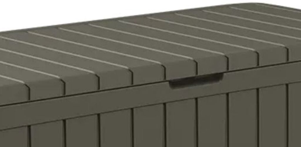 71 Gallon Storage Marvel Deck Box Taupe - Keter US