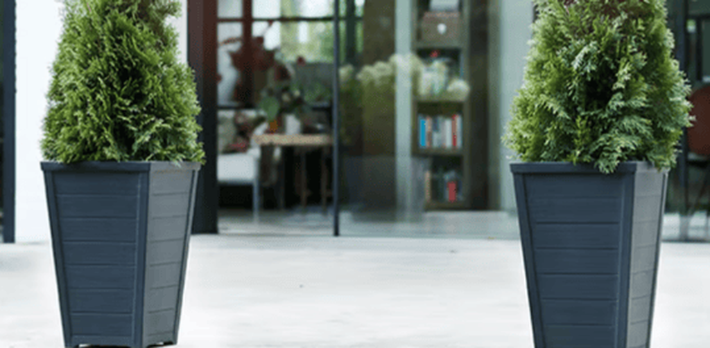 Resin Tapered Planter - Set of 2 - Keter US