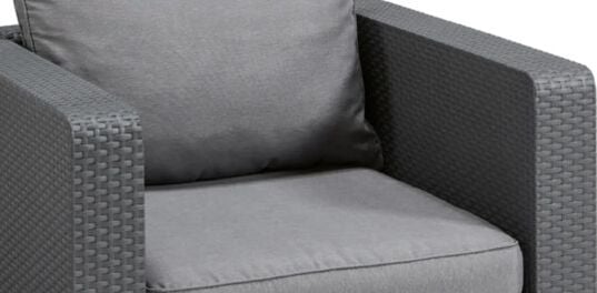 Salta Outdoor Lounge Chair - Graphite - Keter US