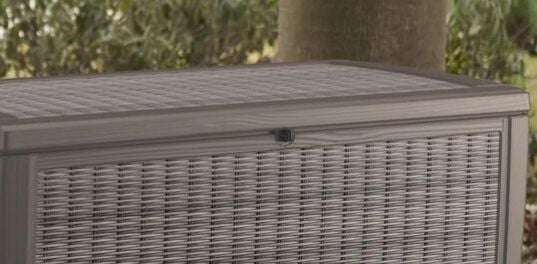 Signature 135 Gallon Deck Box - Mist Grey