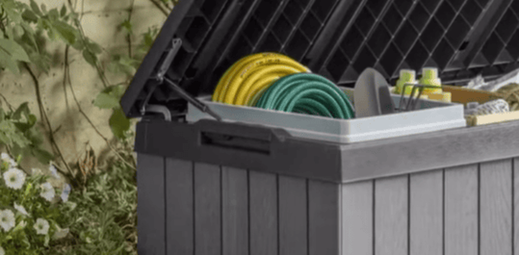 Darwin Graphite 100 Gallon Storage Deck Box - Keter US
