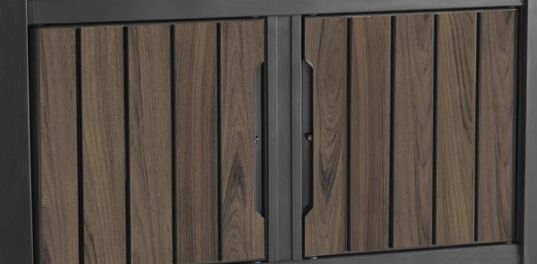 Unity XL Rosewood Outdoor Kitchen Cart With Storage - Keter US