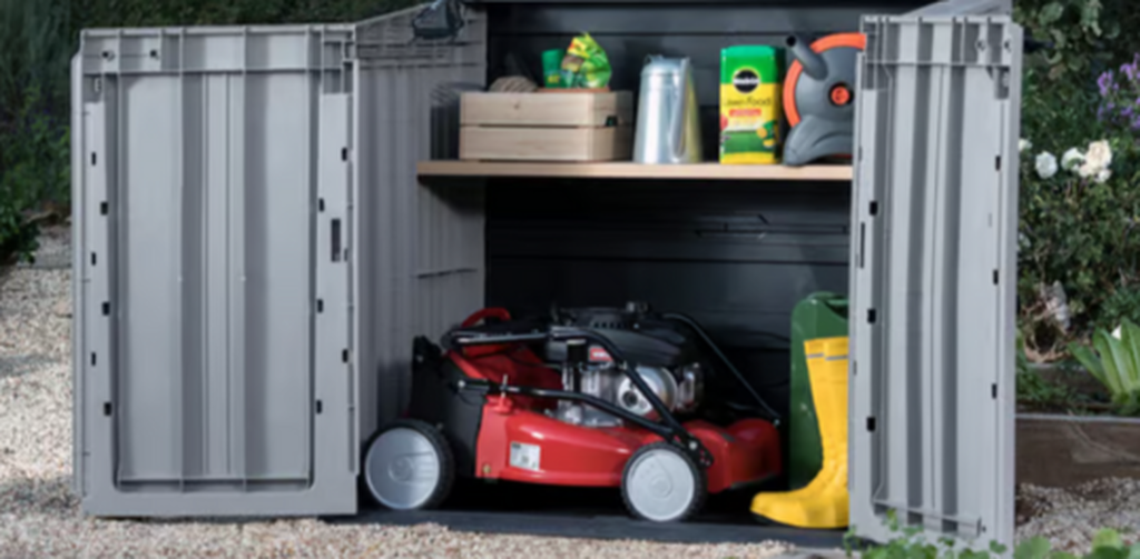 SIO Prime Graphite Small Storage Shed - 4x2 Shed - Keter US