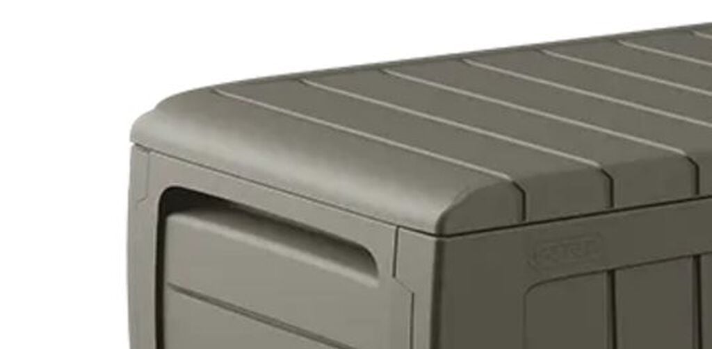 71 Gallon Storage Marvel Deck Box Taupe - Keter US