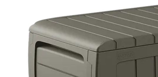 71 Gallon Storage Marvel Deck Box Taupe - Keter US