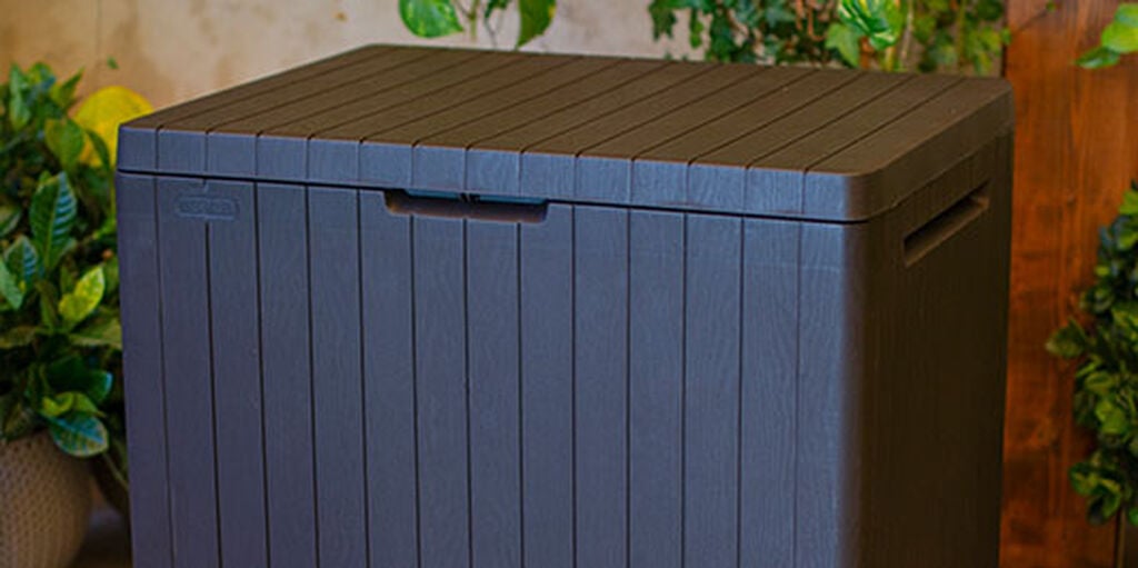 City Box Brown 30 Gallon Storage Deck Box - Keter US