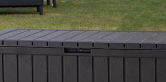 92 Gallon Deck Box Kentwood Storage Box Gray - Keter US