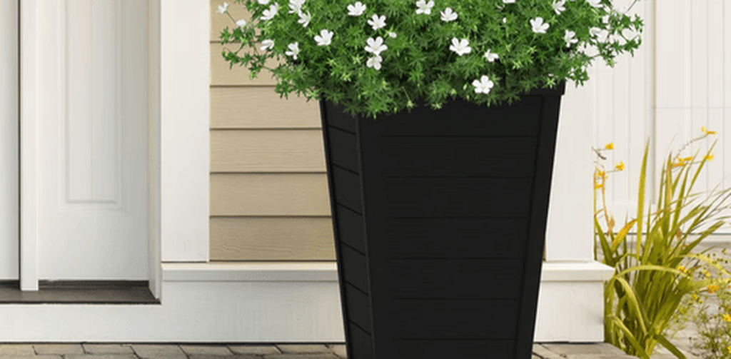 Resin Tapered Planter - Set of 2 - Keter US