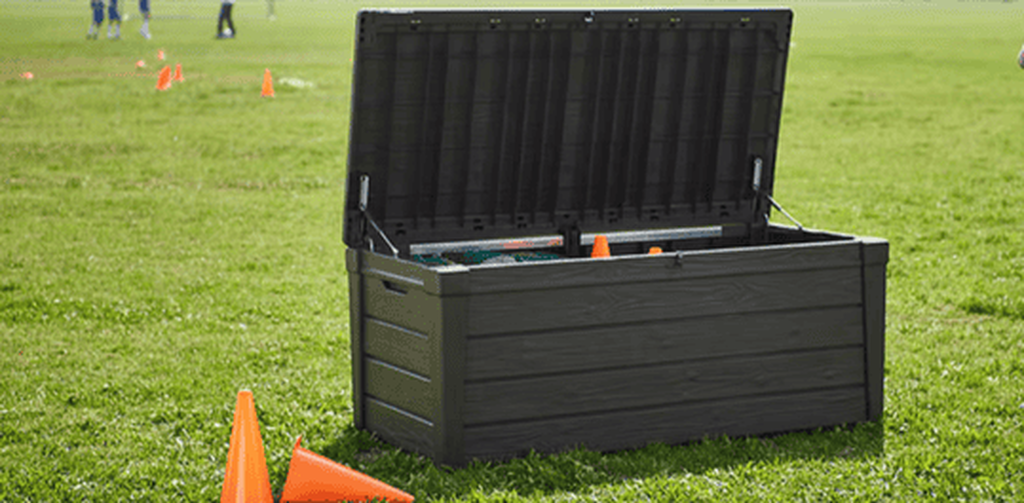 Brightwood Graphite 120 Gallon Storage Deck Box - Keter US