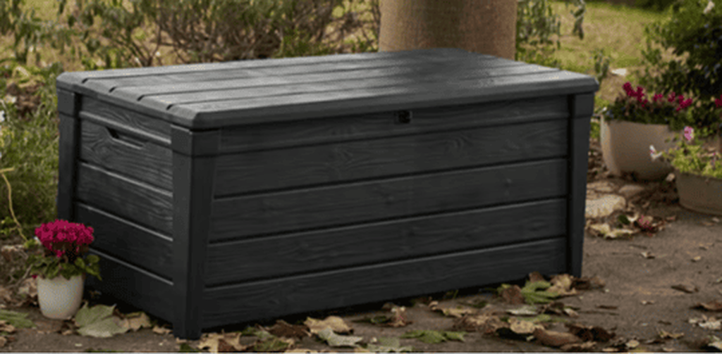 Brightwood Graphite 120 Gallon Storage Deck Box - Keter US