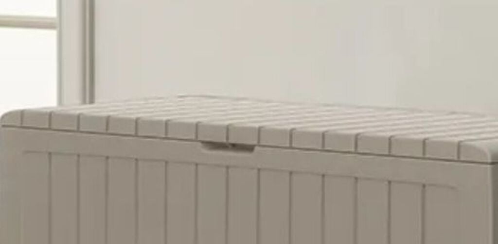 71 Gallon Storage Marvel Deck Box Beige - Keter US