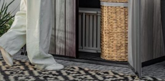 Signature Vertical Storage Shed - Storm Gray - Keter US