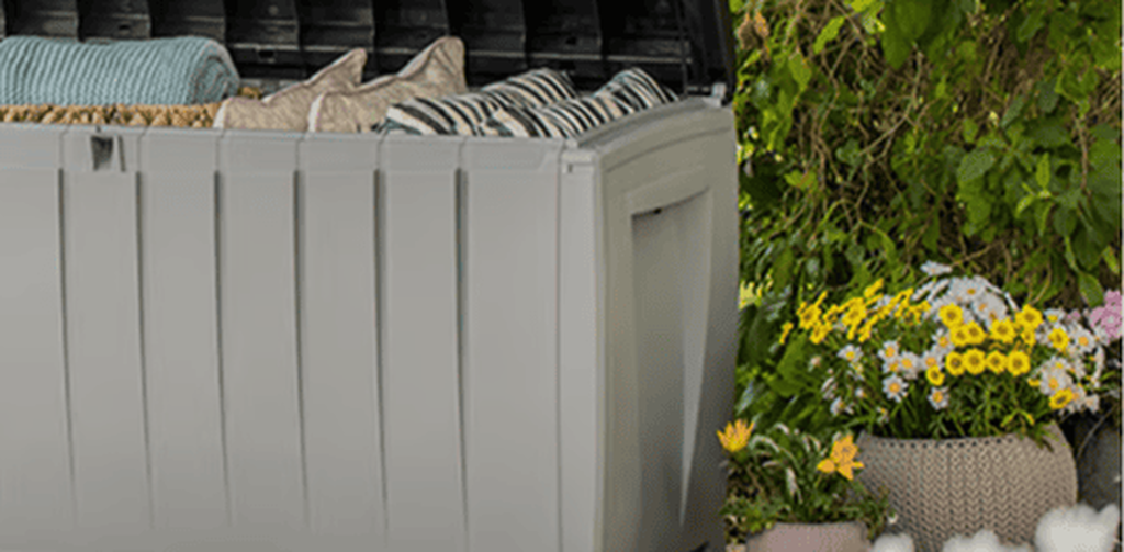 Novel Black 90 Gallon Storage Deck Box - Keter US
