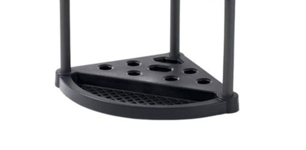 Black Corner Tool Rack for Sheds & Garage - Keter US