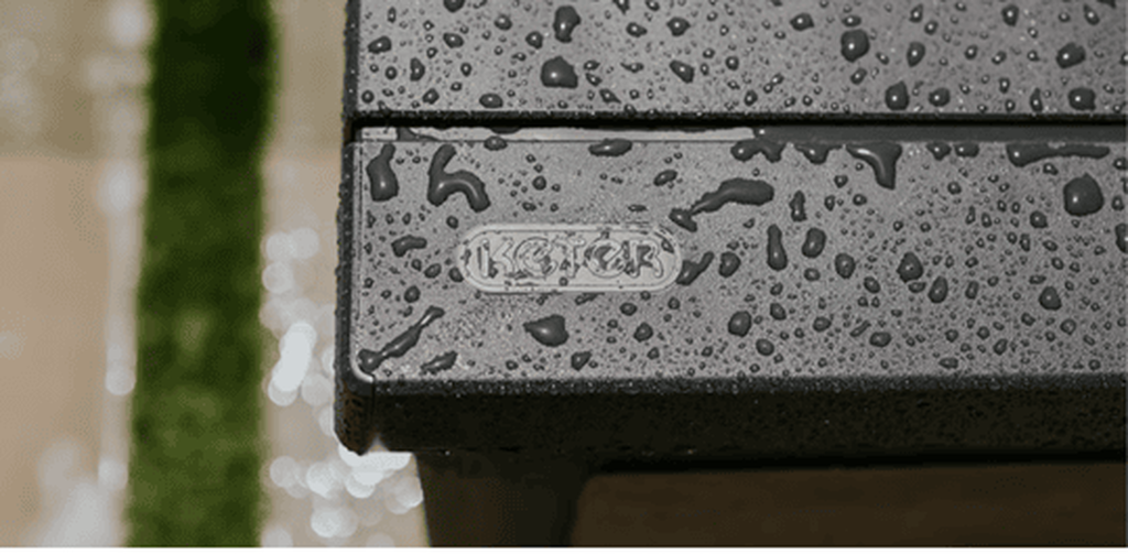 Signature Walnut Brown 150 Gallon Storage Deck Box - Keter US