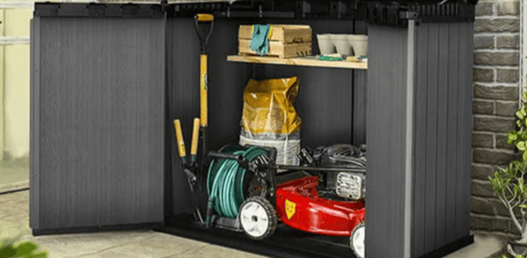 Store-It-Out (SIO) Darwin Graphite Small Storage Shed - Keter US