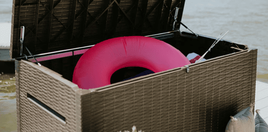 Java Brown 230 Gallon Storage Deck Box - Keter US