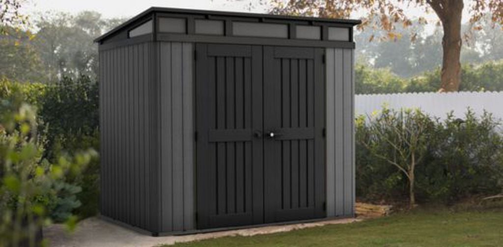 Keter Belfort 8x6 Storage Shed - Graphite - Keter US