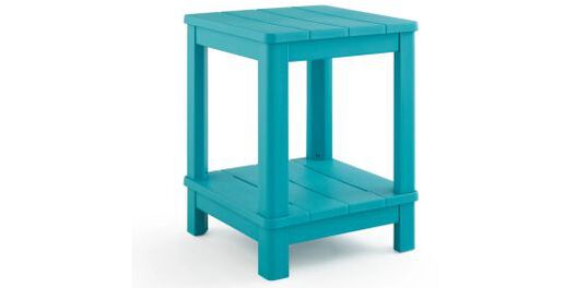 Deluxe Teal Outdoor Adirondack Side Table - Keter US