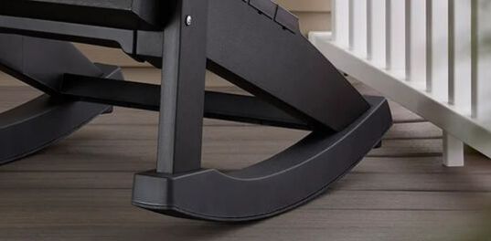 Graphite Outdoor Adirondack Rocking Chair - Keter US