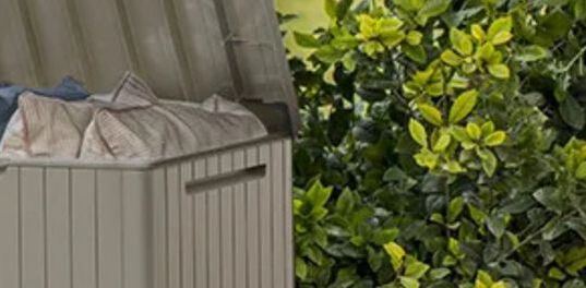 30 Gallon Storage Deck Box City Box Beige - Keter US