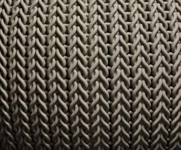 close up keter resin knit texture
