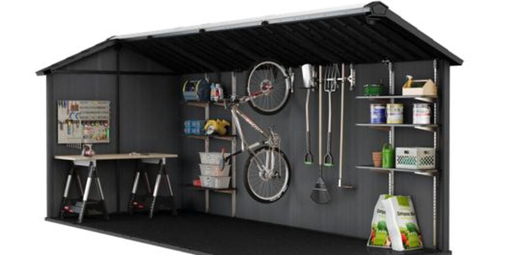 Large Sheds -  Newton Plus Shed 7.5 x 17ft - Keter US