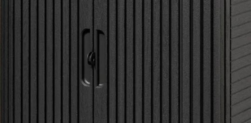 Velo 30 Gal Outdoor Cabinet Deck Box Graphite Set of 2 - Keter US