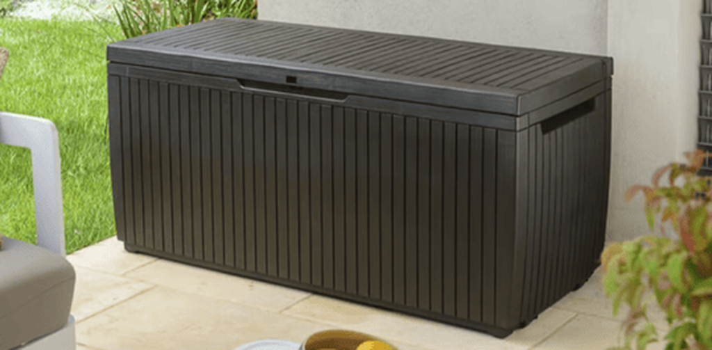 Springwood Brown 80 Gallon Storage Deck Box - Keter US