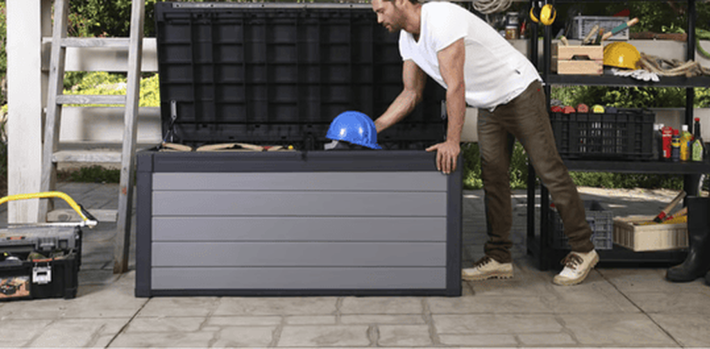 Premier Gray 150 Gallon Storage Deck Box - Keter US