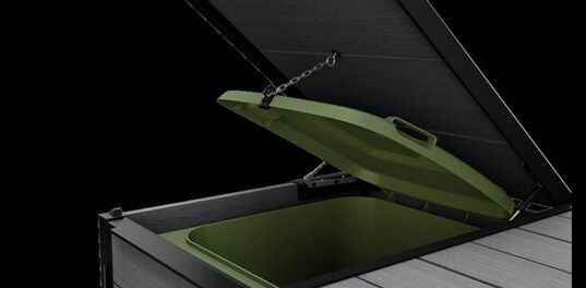 Hide Away 2 x 96 Gal. Trash Can Storage Shed - Keter US