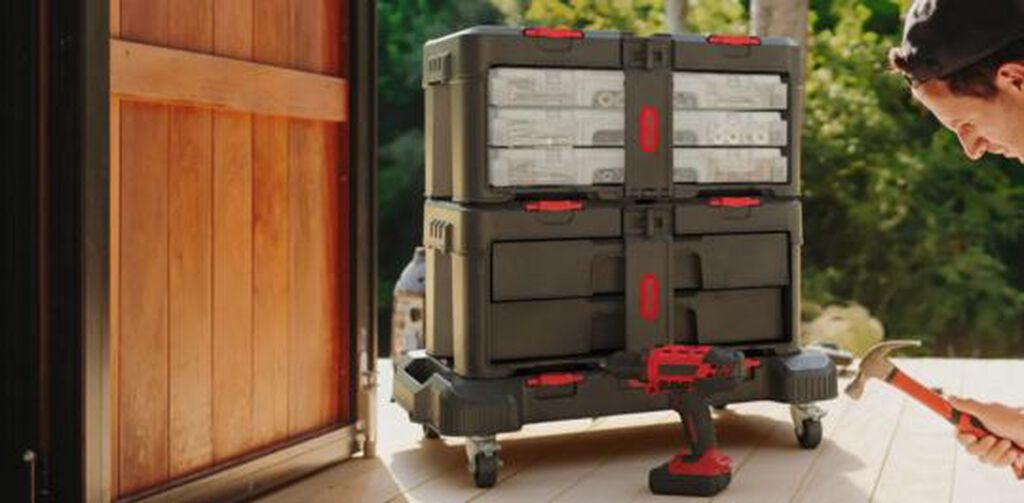 Stack N Roll Dolly 4-Wheel Rolling Base Accessory - Keter US