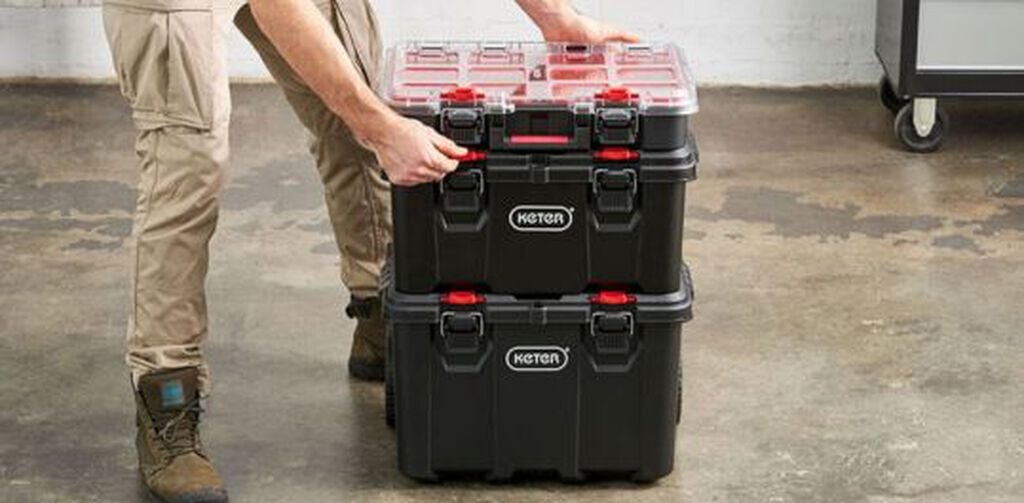 Stack & Roll System Tool Box Storage - Keter US