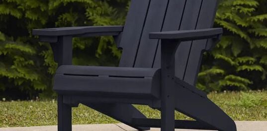 Kiawah Blue Outdoor Adirondack Chair - Keter US