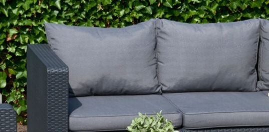 Salta 3 Seater Settee Outdoor Sofa - Graphite - Keter US