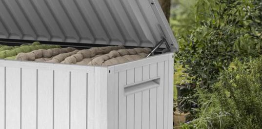 170 Gallon Outdoor Deck Box White - Keter US