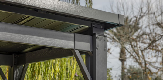 Outdoor Grill Gazebo 8x6.5 Rosewood Brown - Keter US