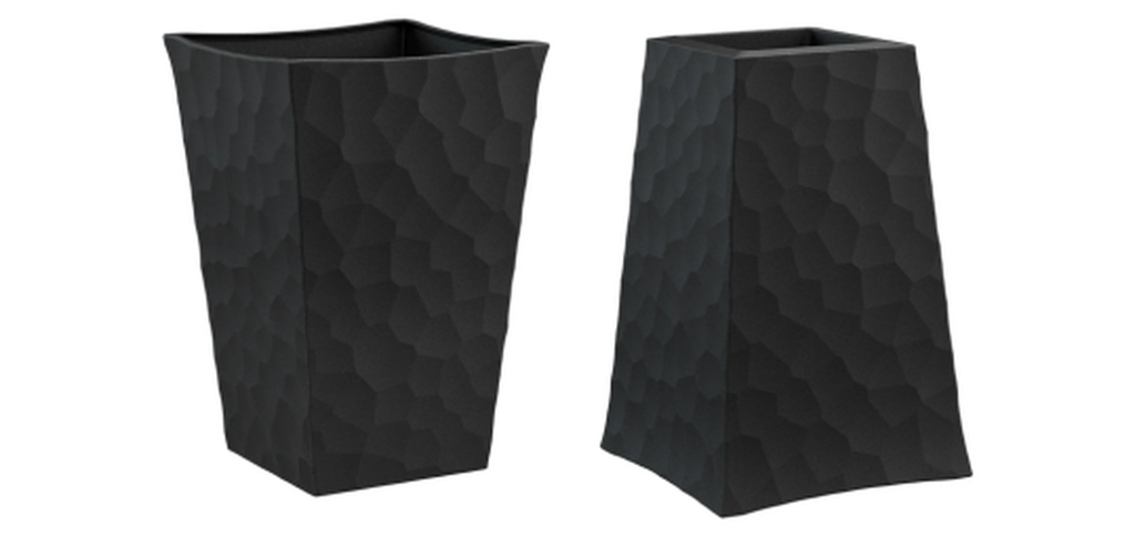 Reversible Stone Planters Set of Two Graphite - Keter US